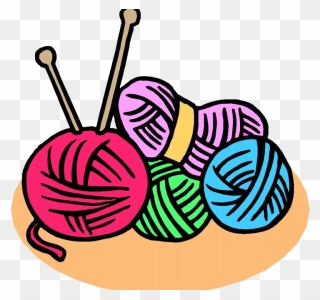 Sewing Or Knitting To Keep Jefferson County Warm- Sept - Knitting Clipart - Png Download