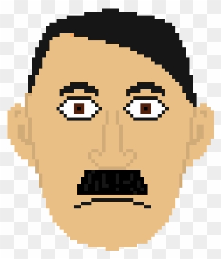 Transparent Hitler Clipart - Minecraft Pixel Art Hitler - Png Download