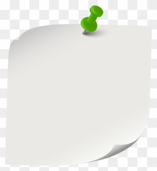 White Sticky Note Png Clip Art - Apple Transparent Png