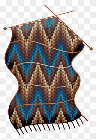 Knitting Crochet Zig Zag Pattern - Knitting Clipart