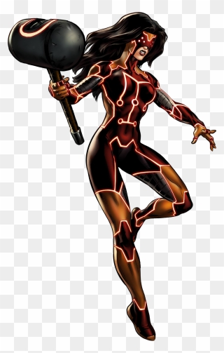 Spider Woman Png Clipart - Heroes Marvel Avengers Alliance Transparent Png