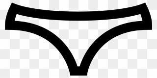 Underwear Clipart Female Underwear - Transparent Underwear Clipart Free - Png Download