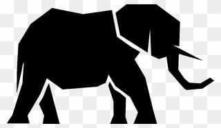 Transparent Elephant Logo Clipart