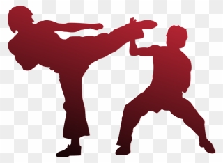 Japanese Martial Arts Karate Self-defense Shotokan - Karate Silhouette Png Clipart