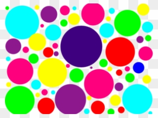 Polka Dot Clipart - Multi Color Polka Dots - Png Download