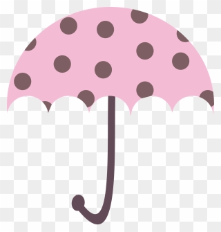 Pink Umbrella Clip Art - Cute Umbrella Clip Art - Png Download
