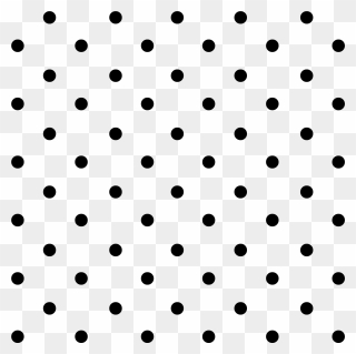 Pattern Clipart Polka Dot Pattern - Black Polka Dot Transparent - Png Download