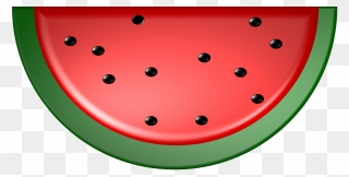 Watermelon Clipart Red Fruit - Circle - Png Download
