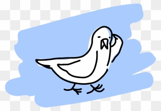 Seagull Doodle , Png Download - Portable Network Graphics Clipart