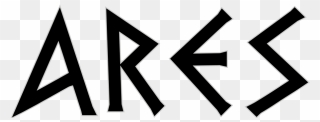 Ares In A Cool Font Clipart