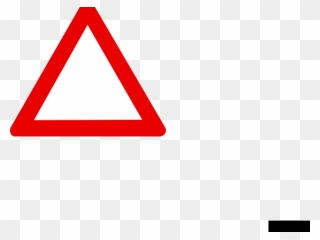 Blank Traffic Warning Sign Clipart