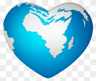 Heart Shape Earth Png Clipart Transparent Png
