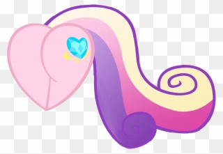 Heart Shape Picture - My Little Pony Cadance Heart Clipart