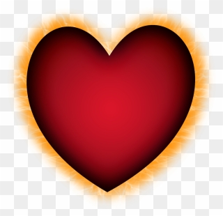 Hd Red Heart Shape Free Png And Clipart - Heart Transparent Png