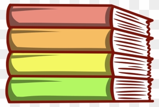 Free Book Clipart, Transparent Book Images And Book - Clip Art Stacked Books - Png Download