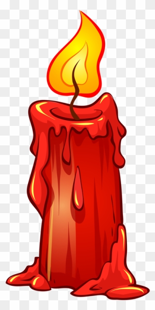 Red Candle Clipart Png Transparent Png