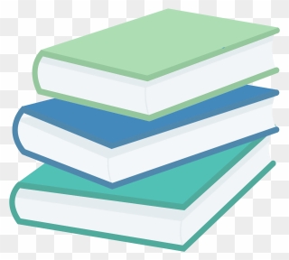 Messy Stack Of Books - Pastel Books Clipart - Png Download