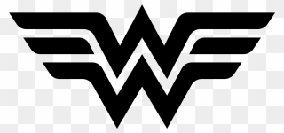 Wonder Woman Crown Clipart Black And White Clip Art - Wonder Woman Logo Png Transparent Png