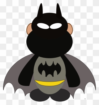 Snout,black Cat,small To Medium Sized Cats - Monkey Batman Clipart
