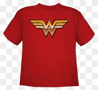 Kids Wonder Woman Logo T-shirt - Dallas Museum Of Art Clipart