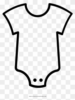 Transparent Baby Boy Clothes Clipart - Baby Clothes Clipart Black - Png Download