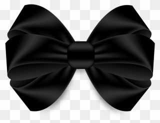 Bow Tie Necktie Computer File - Black Cute Ribbon Png Clipart