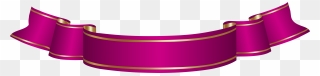 Pink Banner Clipart - Png Download