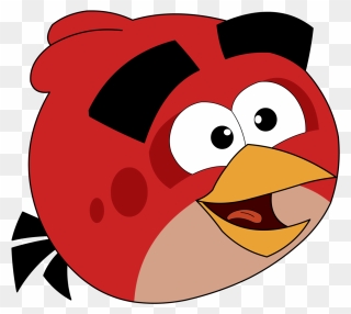 Red Happy Angry Birds Clipart