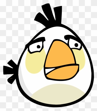 White Angry Birds Png Clipart