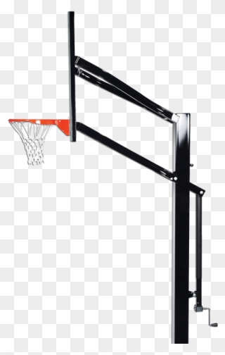 Library Of Basketball Hoop Side View Graphic Black - Basketball Hoop Png Side Clipart