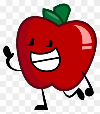 Peppers Drawing Half Pencil Apple Huge Freebie Download - Inanimate Insanity Characters Apple Clipart