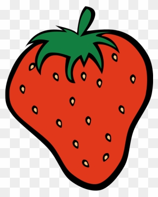 Simple Fruit Strawberry - Strawberry Clipart - Png Download