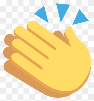 Clap - Clapping Hands Emoji Png Clipart