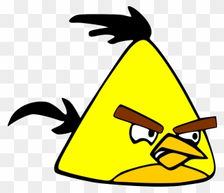 Yellow Bird Angry Birds Characters - Character Angry Bird Png Clipart
