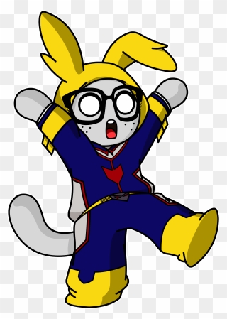 Meko In All Might Onesie - Cartoon Clipart