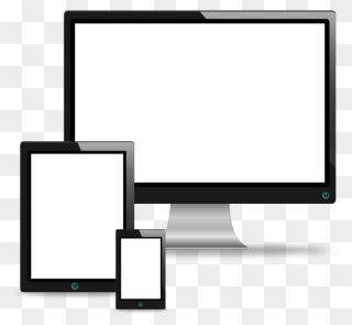 Computer, Tablet And Phone - Tablet Pc Mobile Png Clipart