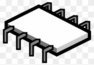Transparent Cpu Clipart - Draw A Micro Chip - Png Download