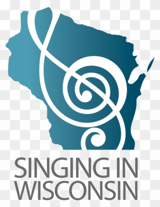 In Wi Wisconsin Choral - Graphic Design Clipart