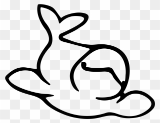 Beluga Whale Icon // Gd - Line Art Clipart