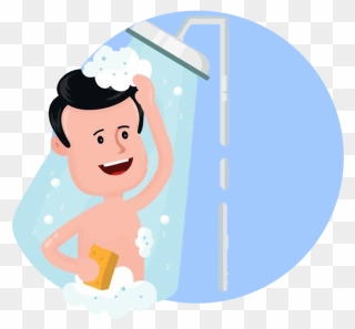 Hygene Solution - Take A Bath Clipart - Png Download