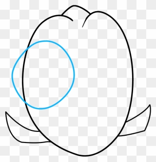How To Draw Baby Dory From Finding Dory - Baby Dory Drawing Easy Clipart