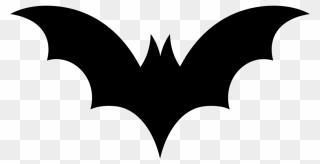 Cartoon Bat Silhouette Clipart