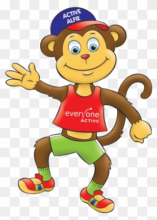 Active Alftie The Soft Play Monkey At Jolly Jungle - Active Clipart
