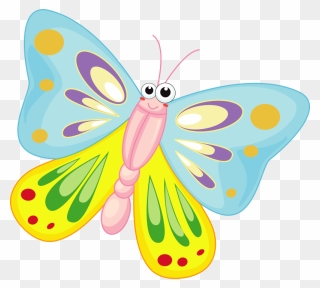 Cute Butterfly Clipart - Png Download