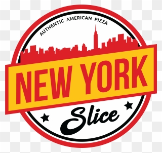 New York Slice Pizza Logo Clipart