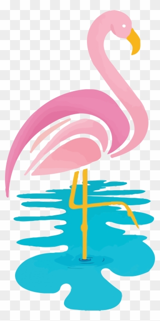 Flamingo Paintings For Kids Room Clipart