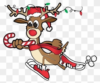 Rudolph Running Png Hd - Run Run Rudolph Clipart