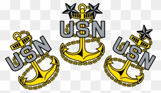 Us Navy Chief Anchors Clipart