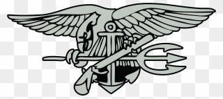 Louis Military Officer Support - Navy Seal Logo Png Clipart