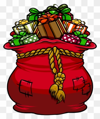 Santa Bag Clipart - Christmas Toy Drive Clipart - Png Download
